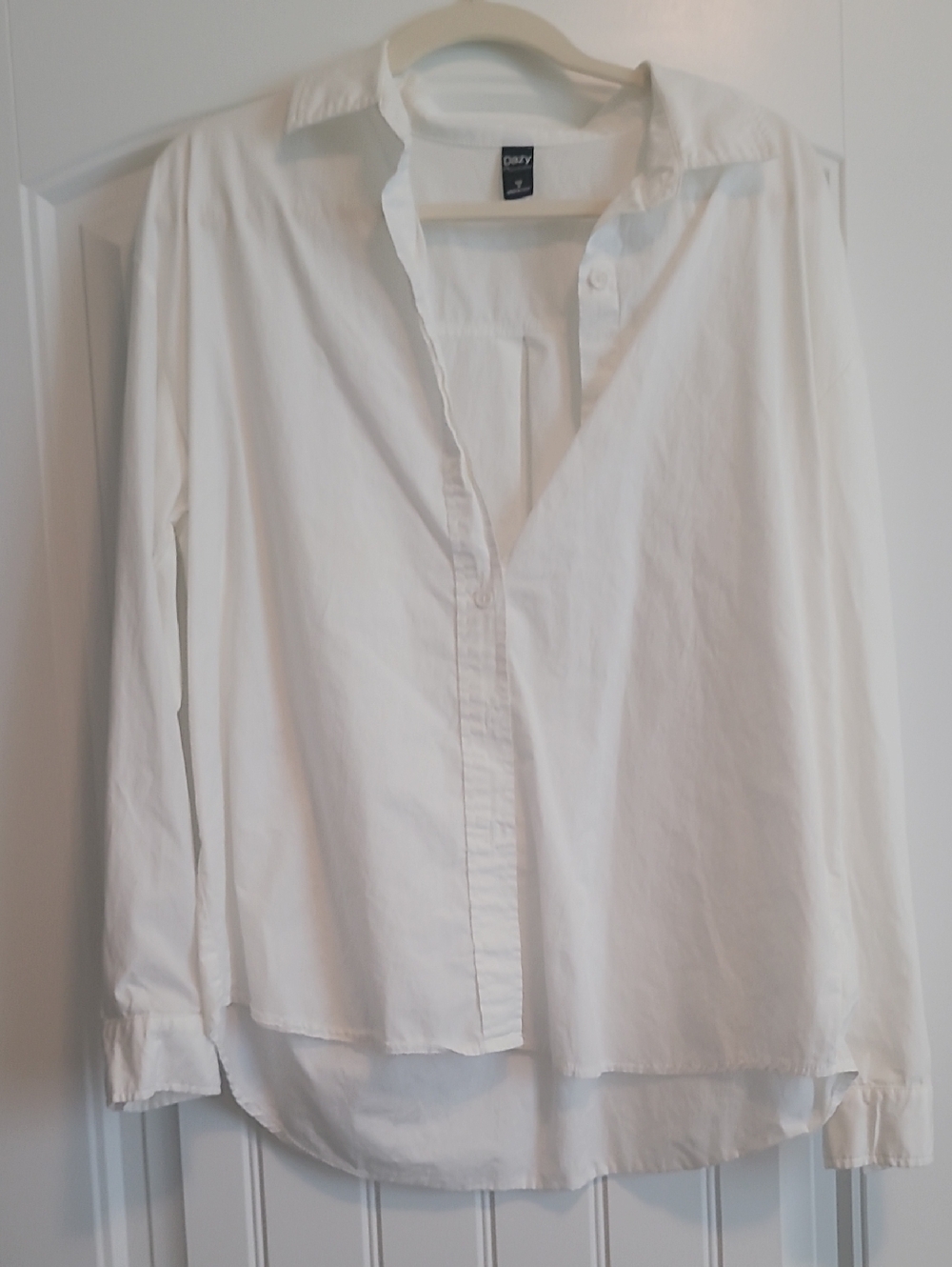 White Button-Down Collared Shirt